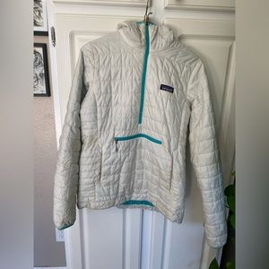 Patagonia nano puff pullover hoody. Women’s size small.